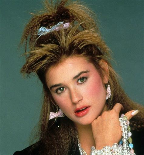 Demi Moore 80's | 1980s hair, 80s hair, 1980s makeup and hair