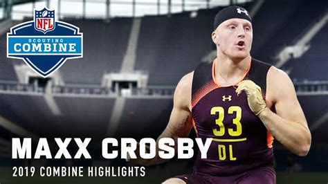 Maxx Crosby (Eastern Michigan, DL) 2019 NFL Combine Highlights - YouTube