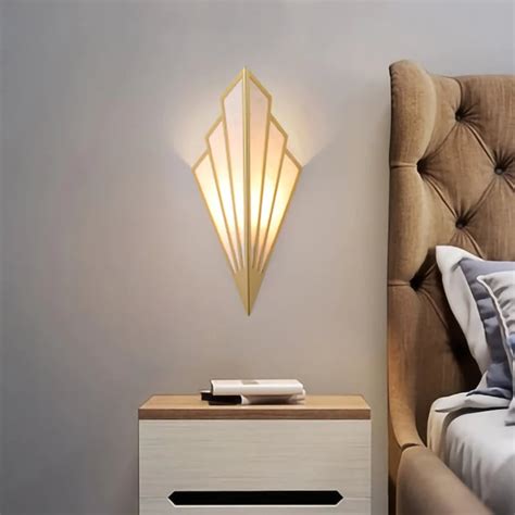 Triangle Shape Wall Lamp E27 LED for Bedroom Living Room Study Lighting Fixture Corridor Stairs ...