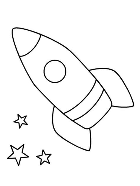 Rocket coloring pages