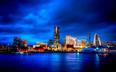 City Ocean Landscape Night Blue Sky Travel World Hd Wallpaper 2560x1600 ...