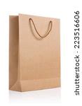 Photo of Brown paper gift or carrier bag | Free christmas images