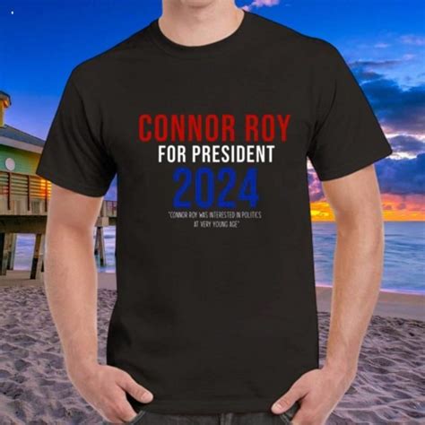 Connor Roy For President Succession Logo T-Shirt - Torunstyle