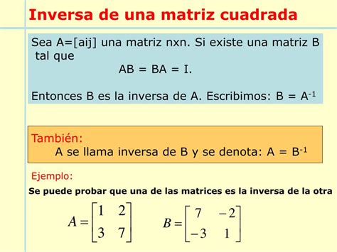 Matriz Inversa