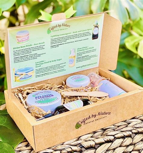 Natural Body and Face Care Kit – Complete Gift Set - Gifted Nature