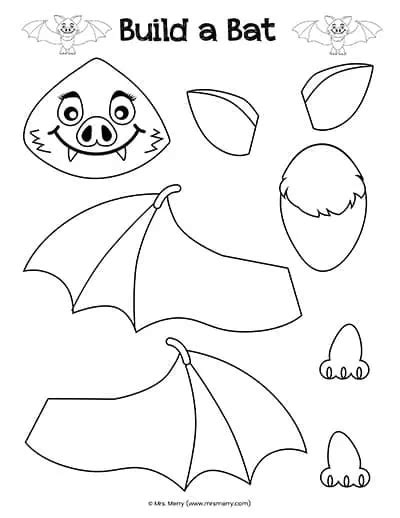 Build a bat printable free templates – Artofit