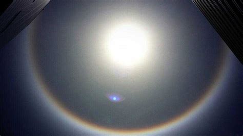 Halo around the sun spotted in Central Florida