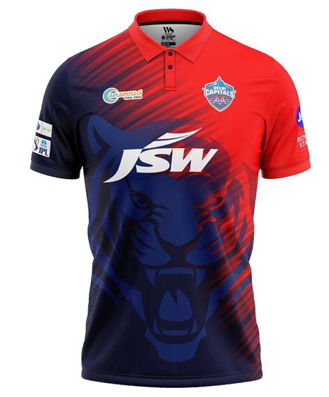 Delhi Capitals New IPL Replica Jersey 2022 (DC 2022 With Name ...