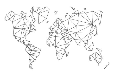 Buy Geometric World Map - US shipping, Watercolor World Map HD wallpaper | Pxfuel