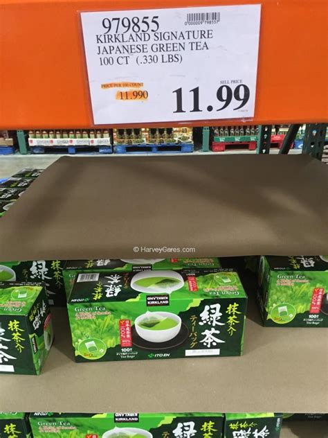 Kirkland Signature Japanese Green Tea Costco Price Panel - Harvey @ Costco