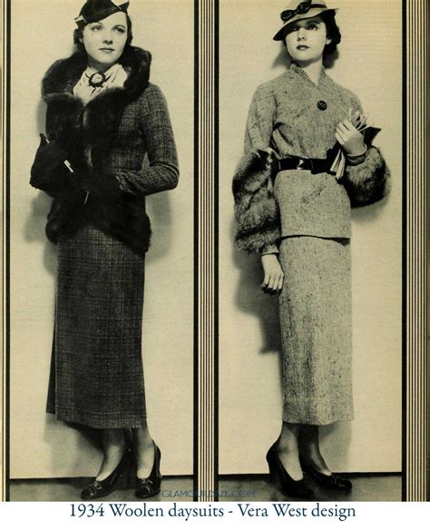 1930s Fashion - Gorgeous Autumn Styles for 1934 - Glamour Daze