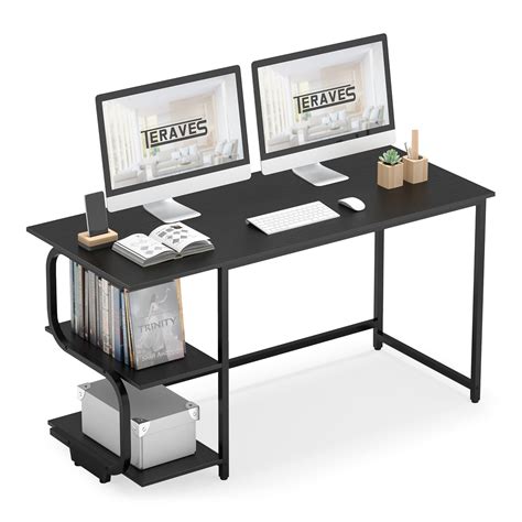 Buy Teraves Reversible Computer Desk for Small Spaces,Small Desk with ...