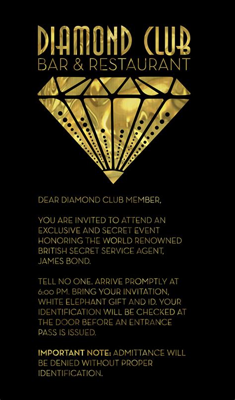 JAMES BOND PARTY INVITATION on Behance