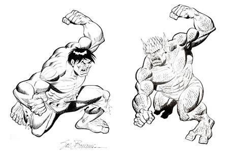 Marvel Comics of the 1980s: Hulk vs Abomination by Sal Buscema