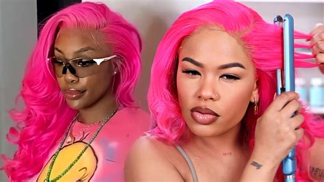 YALL THOUGHT I WAS DONE?? LOL WATCH ME RECREATE | SZA HOT PINK HAIR | Arnellarmon - YouTube