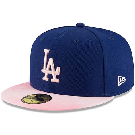 Los Angeles Dodgers New Era Mother's Day On-Field 59FIFTY Fitted Hat - Royal/Pink