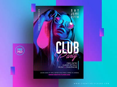 Club Party Psd designs, themes, templates and downloadable graphic elements on Dribbble
