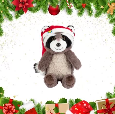 LIDL RACCOON CHRISTMAS Advert 2023 Soft Plush Teddy Raccoon Toy 20cm New🎄🎄 £14.95 - PicClick UK