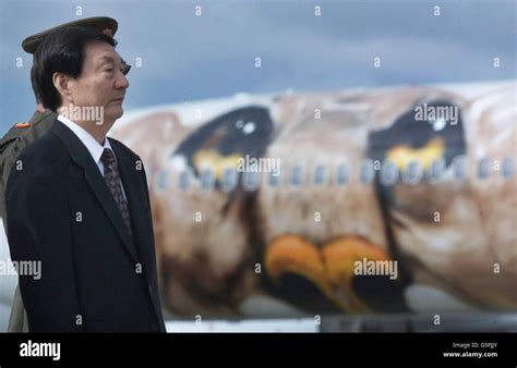 Zhu Rongji, the Premier of the People's Republic of China, arrives at ...