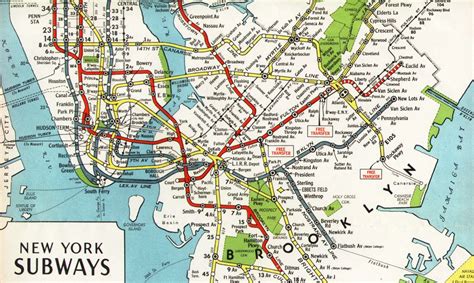 New York Historical Society Nyc Subway Map Subway Map Map Of New York ...