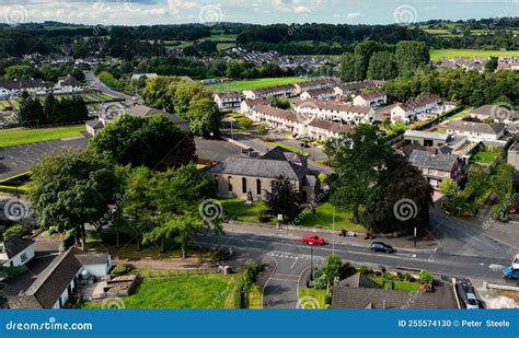 Aerial Photo of Second Broughshane Presbyterian Church County Antrim Northern Ireland Stock ...