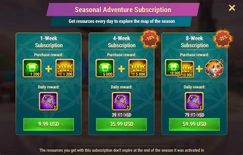 [Hero Wars Guide]Seasonal Adventure Subscription｜Insights with HeroWars Login