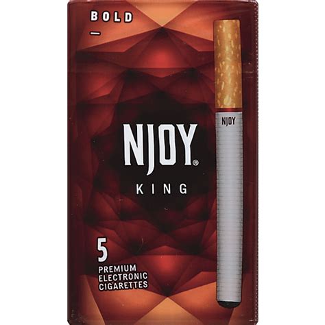 Njoy King Electronic Cigarettes, Premium, Bold | Tobacco | Hays