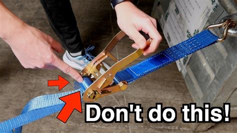 Ratchet Strap - Basic Information - Great to Know - Tutorial! - YouTube