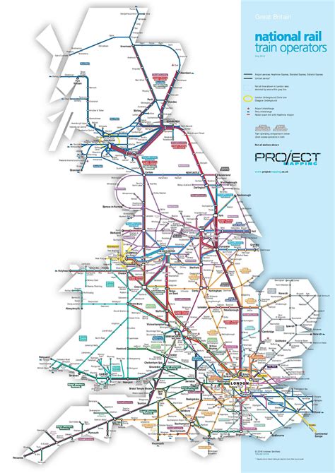 National Rail Map All Stations