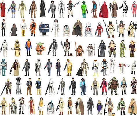 Complete Vintage Collection Of Original Star Wars Action Figures