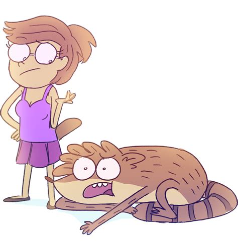 eileen and rigby by CloudyJay on deviantART