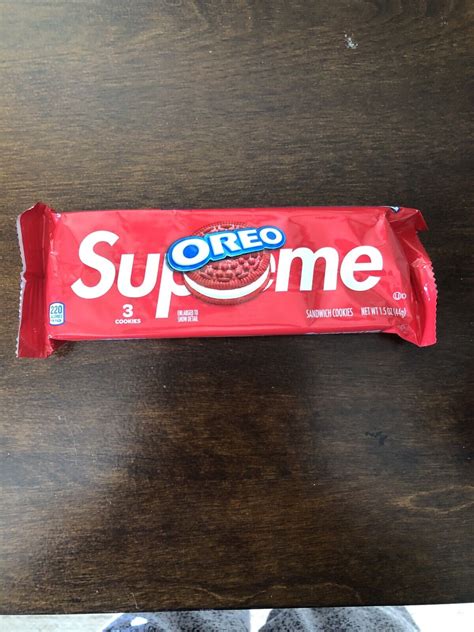 Supreme Oreos (4 packs with 3 cookies each) | eBay