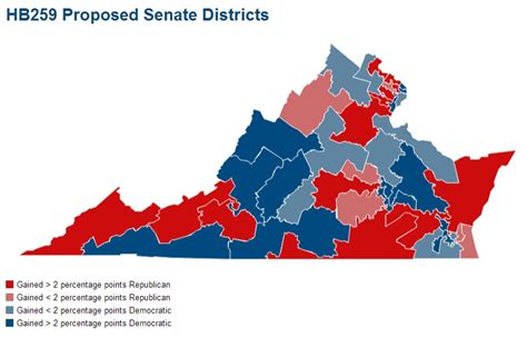 Virginia Senate Districts Map | Tourist Map Of English