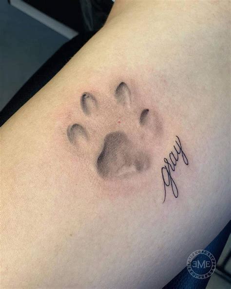 Top 65+ Best Cat Paw Print Tattoo Ideas - [2020 Inspiration Guide]