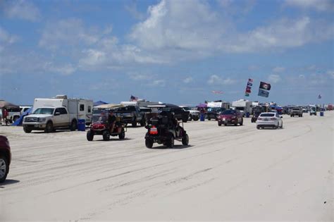 RV Camping on the Beach at Port Aransas, Texas for SandFest 2019