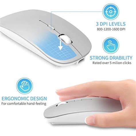 Rechargeable Bluetooth Wireless Mouse – iPhone ׀ Android ׀ Laptop׀ Tablet ׀ PS5 Tools׀ Mobile ...