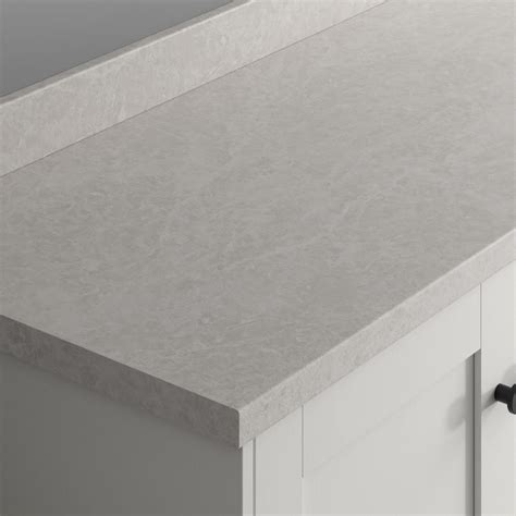 Howdens 3.6m x 38mm Bullnose Lunar Stone Laminate Worktop | Howdens