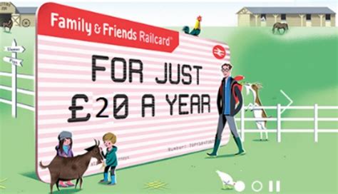 One Year Family & Friends Railcard £20 (With Code) @ National Rail