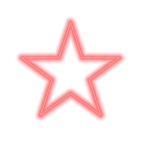 Red Neon Star Transparent Background Clipart 29197013 PNG