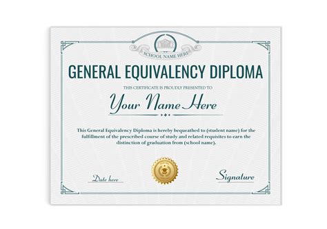 GED Diploma from USA