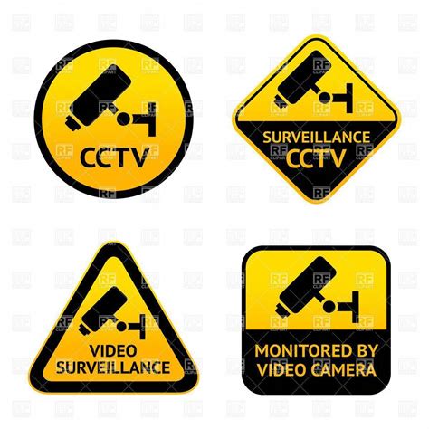 Security Camera Sign Clip Art Are you concerned about security of your home or office? Well, our ...