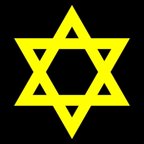 File:Star of David (yellow with black background).svg - Wikipedia, the free encyclopedia