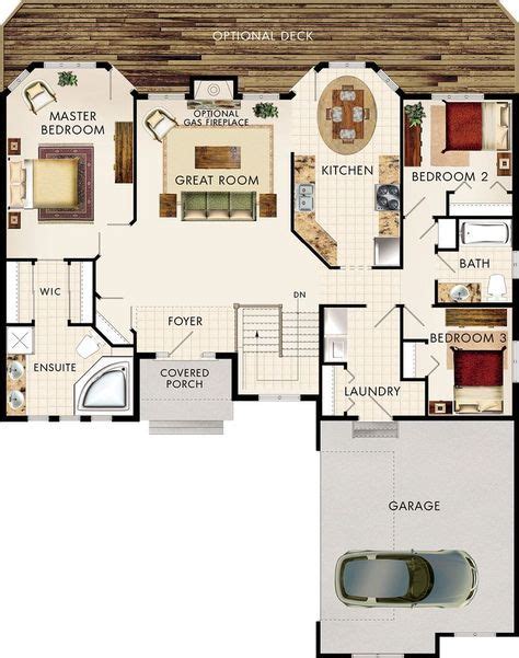 Amberwood Floor Plan | Small house plans, Beaver homes and cottages, Floor plans