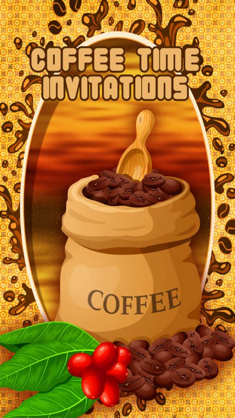 Coffee Time Invitations:Amazon.com:Appstore for Android