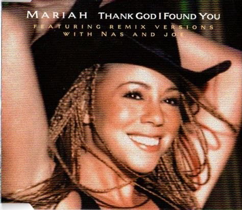 Mariah Carey Featuring Remix Versions With Nas And Joe – Thank God I Found You (2000, CD) - Discogs