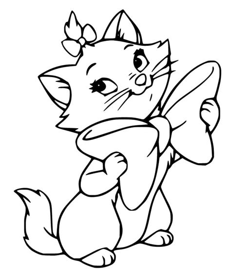 Aristocats Marie Coloring Pages