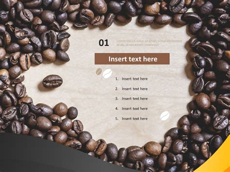 Free PPT Template - Coffee Beans