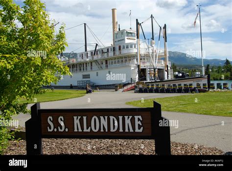 S S Klondike National Historic Site Yukon River Sternwheeler vessel ...