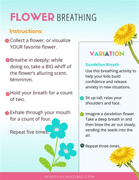 10 Breathing Exercises for Kids With Anxiety or Anger • Mindfulmazing.com