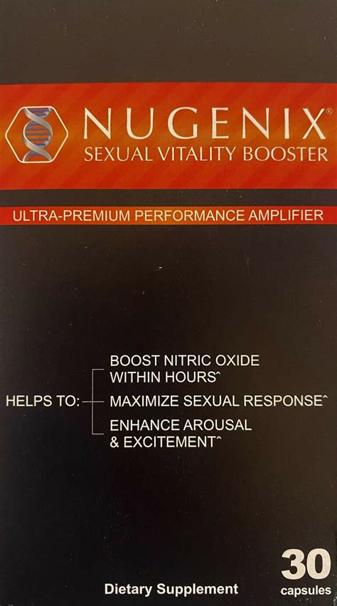 Nugenix Sexual Vitality Booster - Nitric Oxide Supplement - 30 Count - LifeIRL